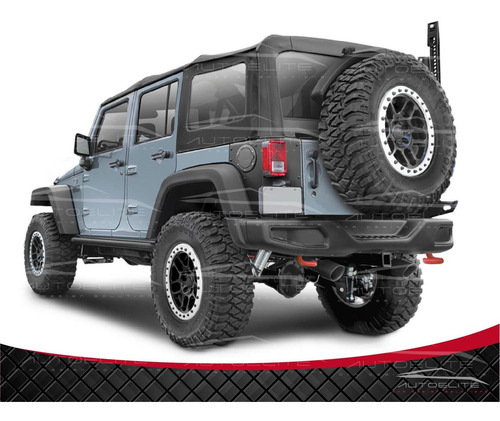 Imagen 6 de 10 de Defensa Facia Bumper Jeep Jk 07 - 17 Trasero 10 Aniversario