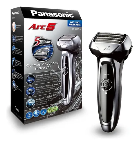 Afeitadora Electrica Panasonic Arc5 Es-lv65-s, 5 Hojas | Cuotas