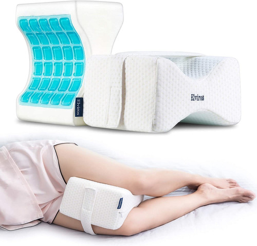  Knee Pillow For Side Sleepers With Cooling Gel Memory ...