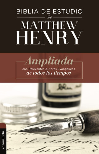 Biblia De Estudio Matthew Henry · Tapa Dura