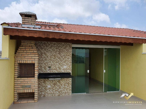 Cobertura À Venda, 90 M² Por R$ 360.000,00 - Vila Alto De Santo André - Santo André/sp - Co0808