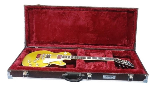 Hard Case Para Guitarra Strato, Les Paul, Sg, Tele.  Vinho 