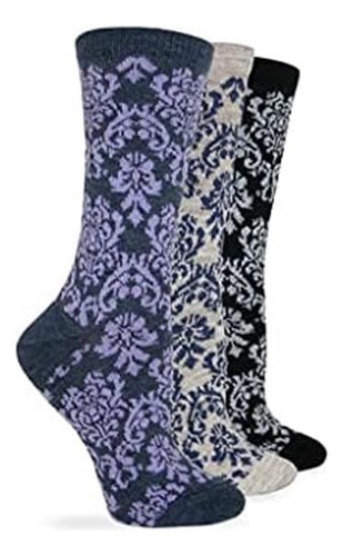 Paquete De 1 Par De Calcetines Wise Blend Para Damas De Mezc