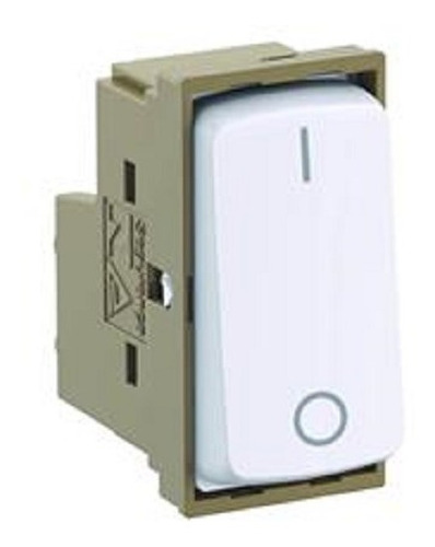 Interruptor Bipolar Simples 25a Branco Zeffia Pial 680154 25 A Branco