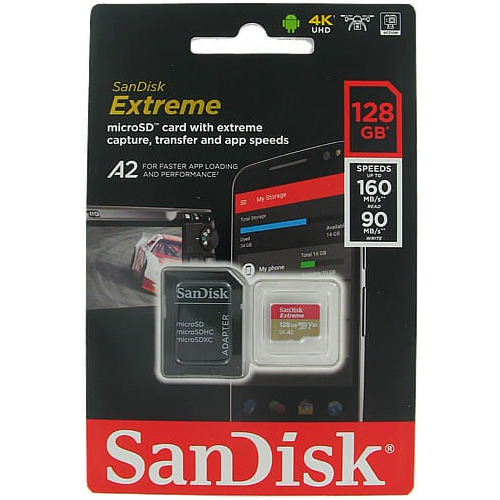 Tarjeta De Memoria Sandisk Extreme Microsdxc 128gb