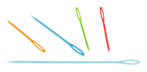 9 Pieces Plastic Needles And Knitting Loom Hook Crochet Hook