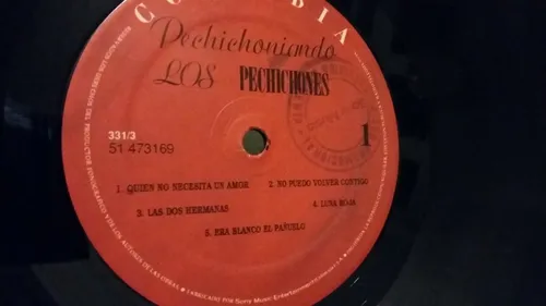 Los Pechichones Pechichoniando Lp Vinilo Vallenato (Usado)