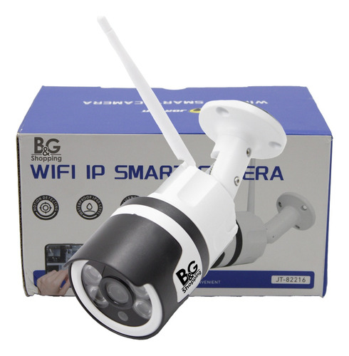 Câmera Ip Externa Yoosee Ip66 Prova D'agua Segurança Ip Wifi Cor Branco