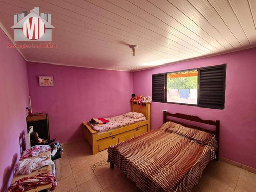 Imagem 9 de 16 de Linda Chácara Com 02 Dormitórios, Piscina, Espaço Gourmet, Bairro Povoado À Venda, 500 M² Por R$ 250.000 - Rural - Socorro/sp - Ch0921
