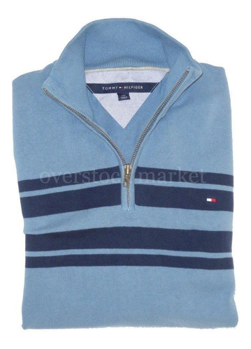 Tommy Hilfiger : Exclusiva Chompa Medio Cierre Talla Large