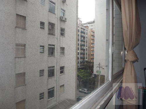 Imagem 1 de 11 de Apartamento Com 1 Dormitório À Venda, 40 M² Por R$ 200.000,00 - Boqueirão - Santos/sp - Ap1198