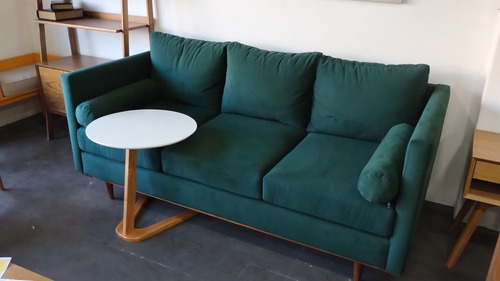 Mesa Auxiliar Para Sofa Laqueada Blanco