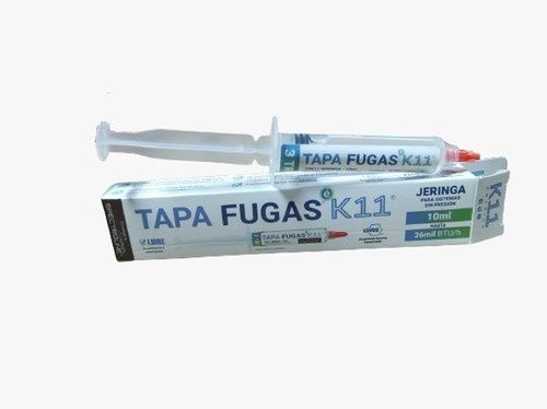 Tapa Fugas K11 Jeringa 10ml 3tr