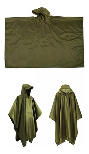 Conjunto De Impermeable Ligero Y Multifuncional Con Capucha