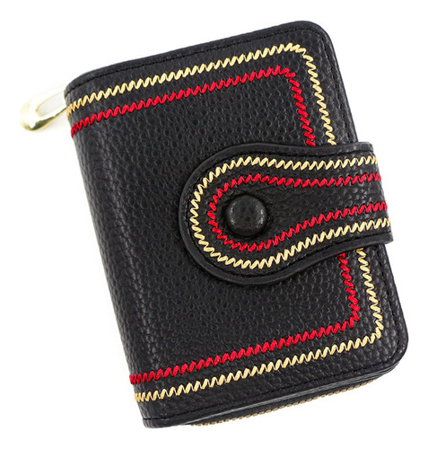 Bolso Corto A La Moda Para Mujer, Cartera Con Hebilla Y Cier