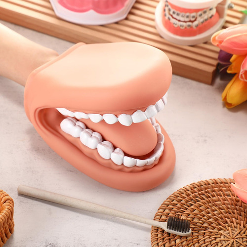 1 Peça De Fantoche Bucal Com Língua, Dentes, Boca, Mão, Fant