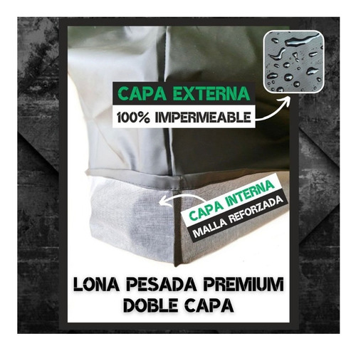 Imagen 3 de 7 de Funda Premium Horno Tromen Trh A Leña Con Base