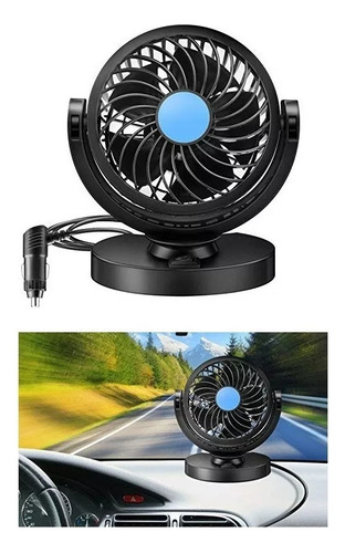 Ventilador Auto 12v Interior Ventilador De Auto 360o Camion