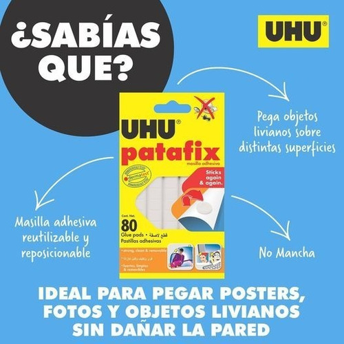 Pegamento MASILLA UHU PATAFIX