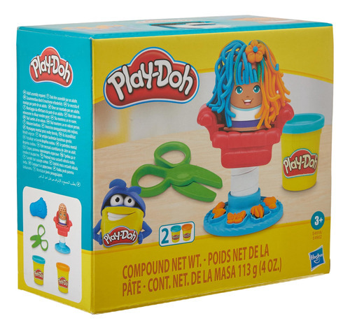 Massinha Play Doh Mini Kit Barbearia Penteado Maluco Hasbro