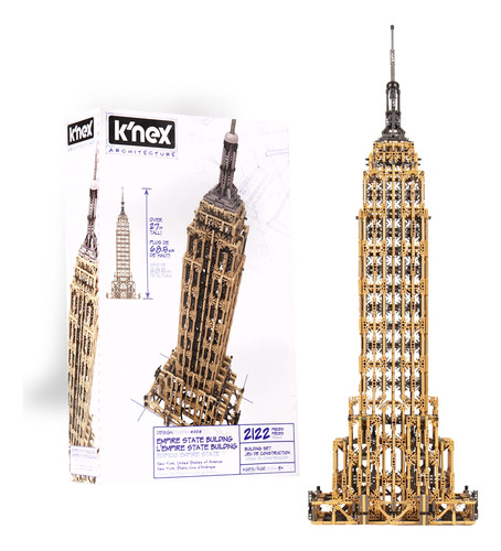 K'nex Arquitectura - Empire State Building - Nuevo Juego De