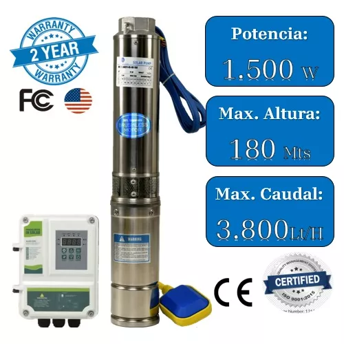 KIT-BC4-500 Bomba Solar 4 Centrifuga 500W36V xKit