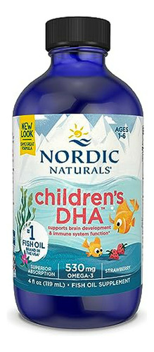 Nordic Naturals Childrens Dha De Fresa - 4 Oz
