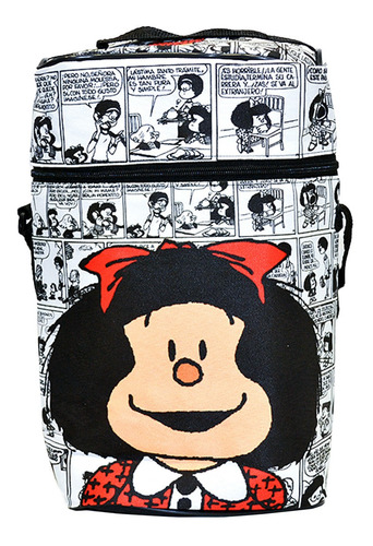 Imagen 5 de 8 de Equipo De Mate Completo Mafalda Regalo Cuero Set Kit Matero
