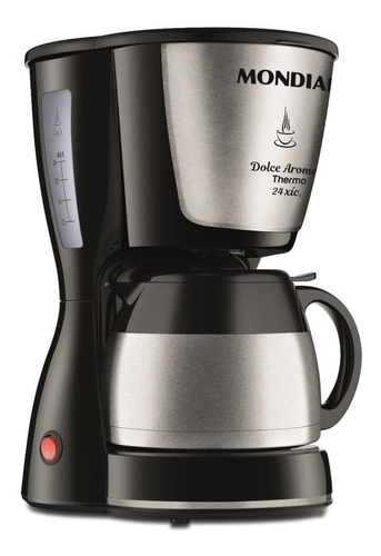 Cafeteira Elétrica Dolce Arome C-33jt 24x Inox Mondial Cor Preto 220V