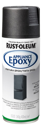 Aplicacion Epoxi Rust Oleum Acero Inoxidable Negro 340g