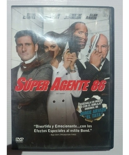 Dvd Súper Agente 86 Steve Carell The Rock