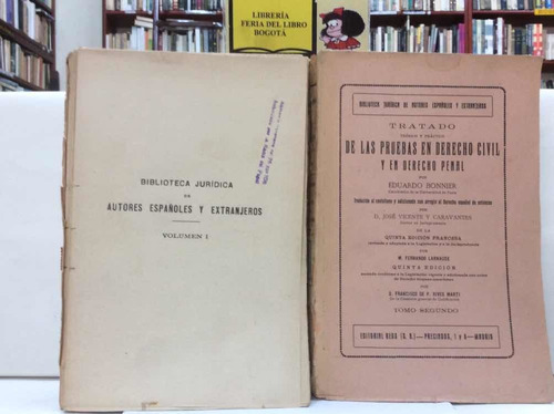 Las Pruebas En Derecho Civil Y En Derecho Penal - 1 Y 2