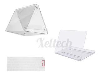 Carcasa Macbook M1 Air A2337 Transparente + Teclado Inglés