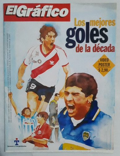 El Grafico Ed. Especial Reviposter Diego Maradona 1997 Fs