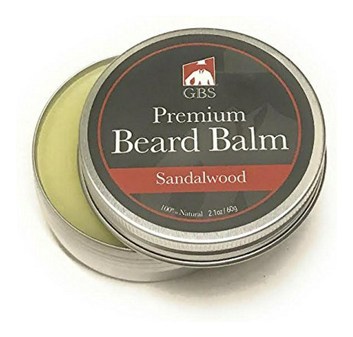 Para Barba - G.b.s Premium Beard Balm - All Natural Sandalwo