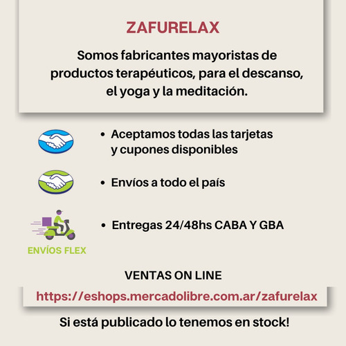 Zafu Con Funda Y Con Cáscara 17x37 Zafurelax