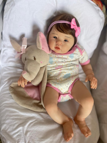 Boneca Reborn Menina Com Enxoval Completo Realistas