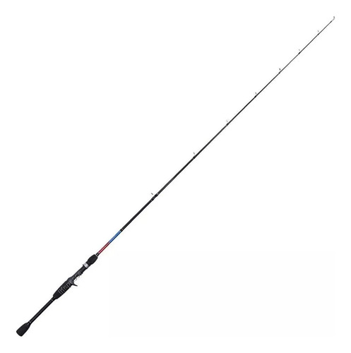 Vara Carretilha Carbono 1,50m 17lb P/ Artificial Ação Rápida Cor Preto