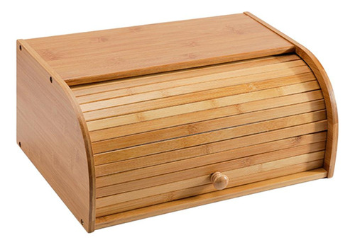 Z Recipiente De Madera Tradicional Para Guardar Pan, Caja