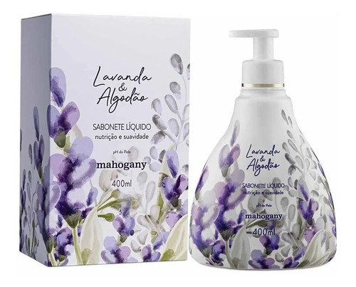 Sabonete Líquido Lavanda & Algodão 400ml Mahogany