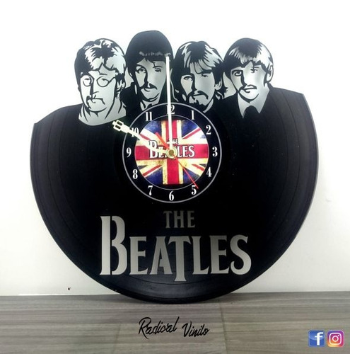 Reloj De Vinilo The Beatles 7 Regalos Decoracion 