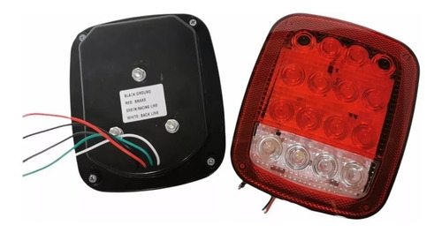 Farol Trasero Camion Tipo Americano Led 12v (2 Unidades)