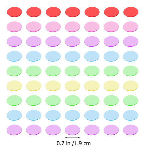 300 Fichas Para Contar Bingo, Coloridos Marcadores De Bingo,