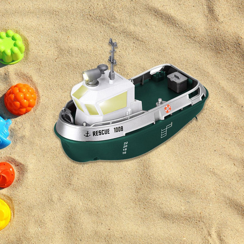 Barco Rc Para Niños, Regalo De Motor Doble, Barco De Verde