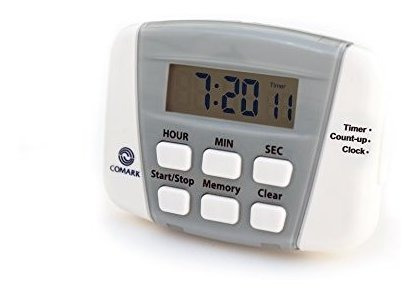Temporizador Electrónico De Bolsillo Con Reloj | Comark