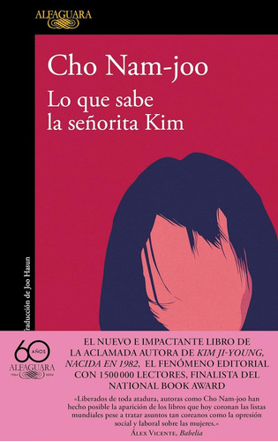 Libro Lo Que Sabe La Señorita Kim Por Cho Nam-joo 