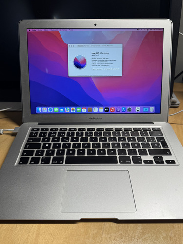 Macbook Air 13 I7 8gb 256gb Ssd- Mac Os Monterey (Usado)