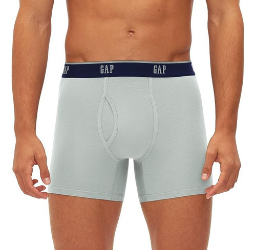 Boxer Para Hombre Gap - Pack De 4 Calzoncillos Cómodos Verde