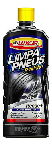 Pretinho Limpa Pneus Luxcar Concentrado 500g