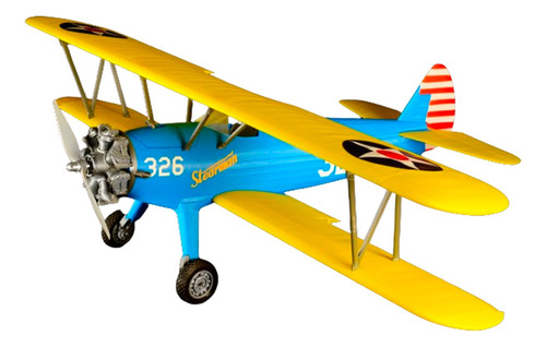 Stearman Pt-17 Kaydet Aeromodelismo Rc Impreso En 3d